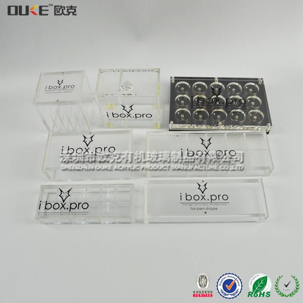 透明翻蓋棉簽化妝棉亞克力收納盒