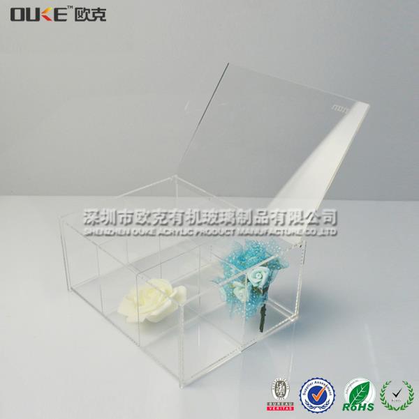 六格透明亞克力食品分裝盒