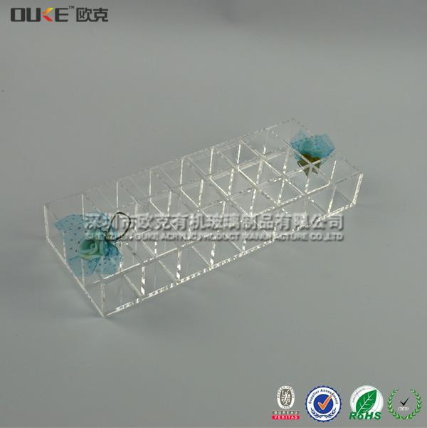 透明有機(jī)玻璃格板盒