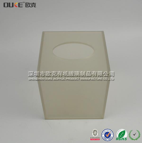 透明有機玻璃紙巾盒