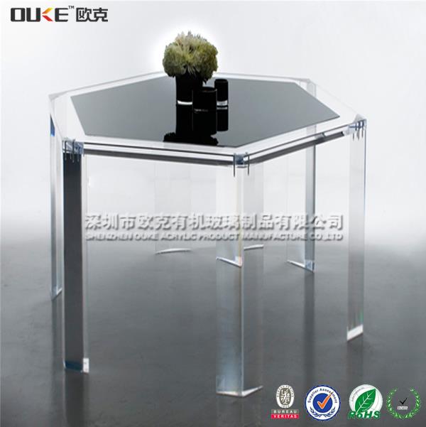 六邊形亞克力茶幾