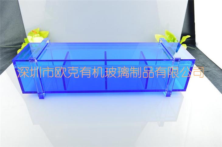 有機(jī)玻璃藍(lán)色儲物盒