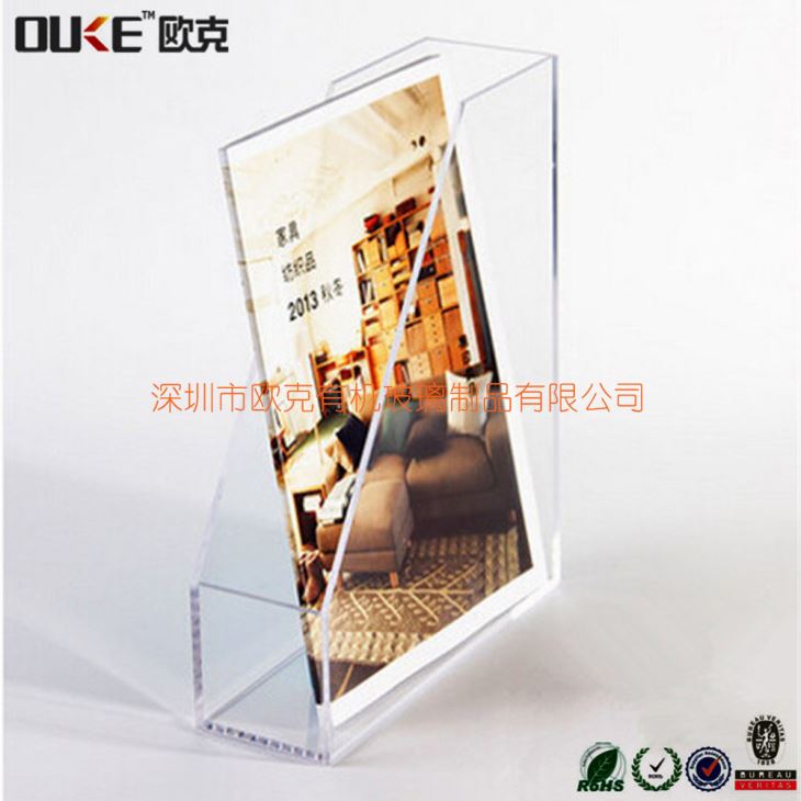 批發(fā)生產(chǎn)有機(jī)玻璃單個(gè)書(shū)架