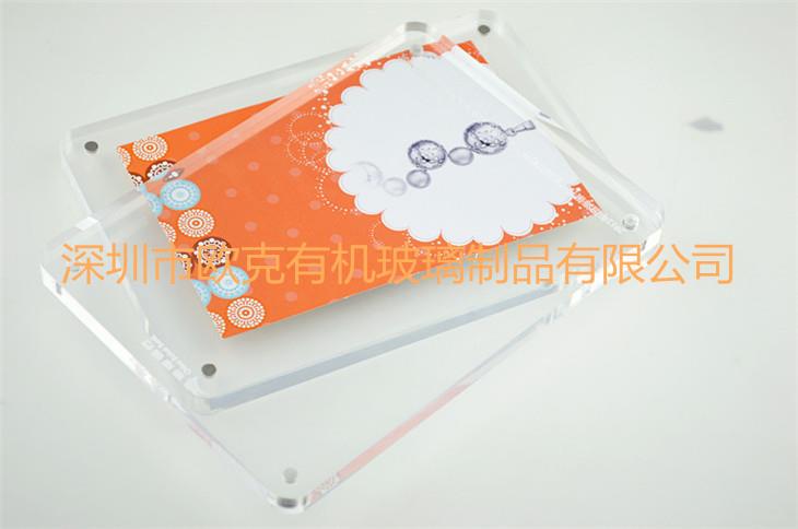 有機玻璃加厚透明臺卡