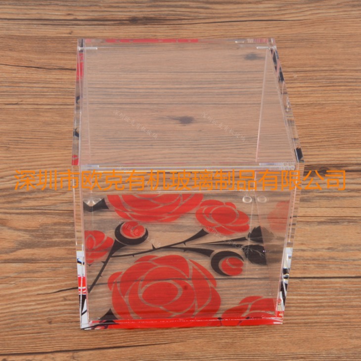 有機(jī)玻璃永生花花盒