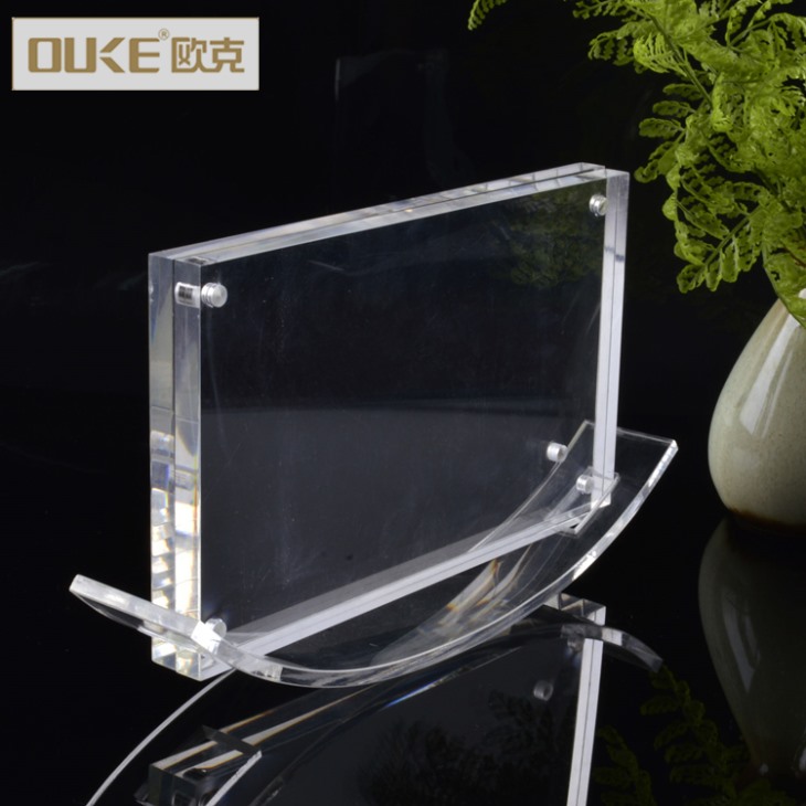 私人定制有機(jī)玻璃桌面擺臺相框