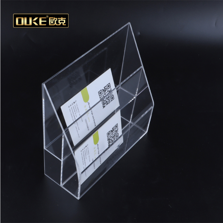 透明有機(jī)玻璃小號資料展示架