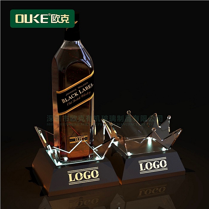 亞克力LED智能發(fā)光酒座 亞克力LED智能發(fā)光酒座