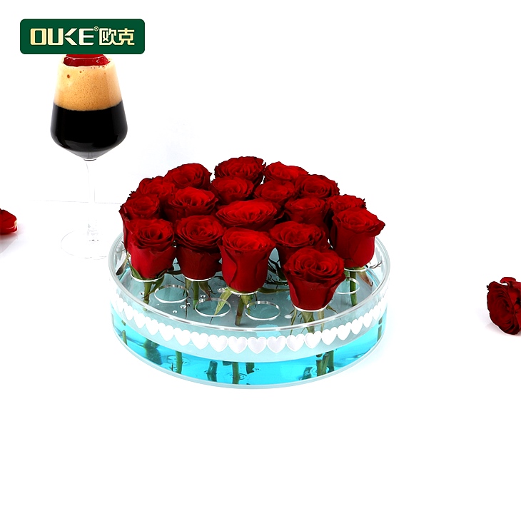 亞克力圓形插花盒 亞克力圓形插花盒