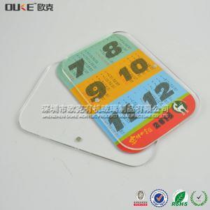 有機(jī)玻璃透明臺(tái)歷