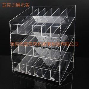 亞克力三層多格指甲油展示架