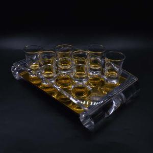 深圳批發(fā)有機(jī)玻璃兩層杯架