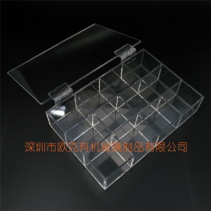 透明翻蓋亞克力糖果盒