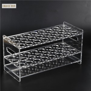 有機玻璃工廠定制專用亞克力試管陳列架
