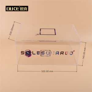 深圳工廠直銷亞克力UV打印創(chuàng)意鞋盒