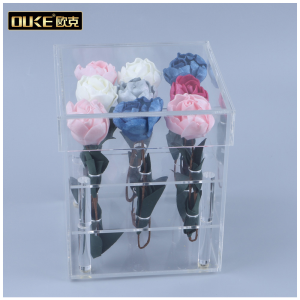 透明亞克力鮮花陳列展示盒