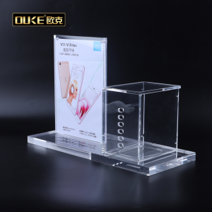工廠直銷定制亞克力手機展示宣傳架