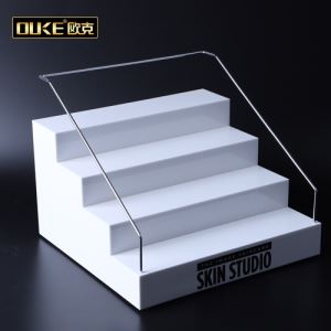白色亞克力階梯展示架