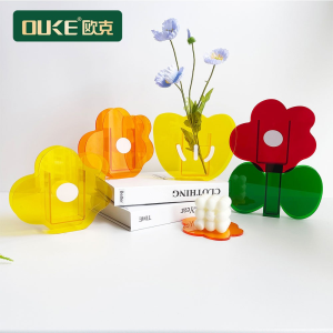 透明彩色亞克力花瓶